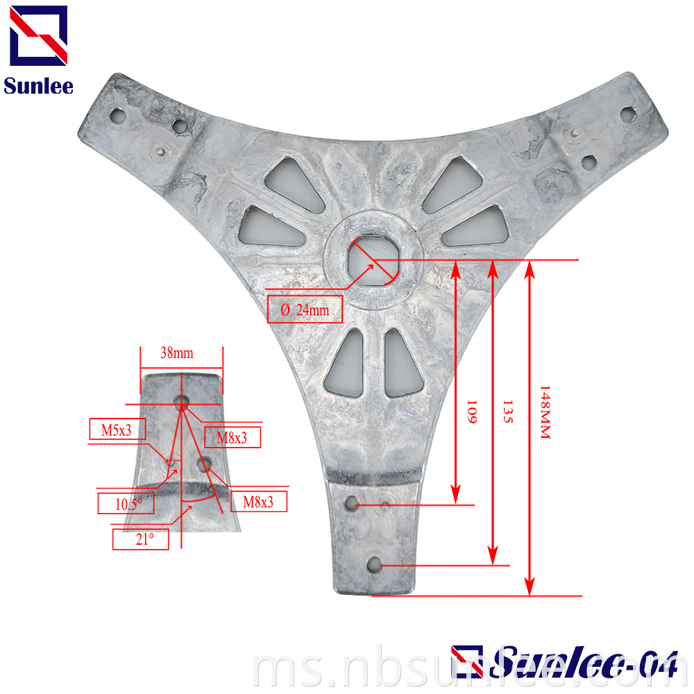 Triangular Washing Machine Drum Support